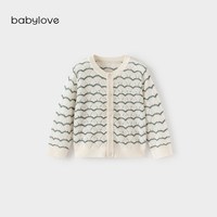 88VIP：Babylove 宝宝开衫夏季轻薄针织透气上衣婴幼儿百搭外套清凉空调衫