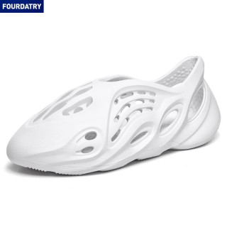 FOURDATRY 新款夏季洞洞鞋凉鞋时尚镂空学生休闲情侣