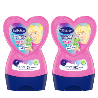 Bübchen 德国儿童洗发水3-12岁儿童沐浴露洗发水二合一男孩女孩青少年 2瓶莓果香洗发水沐浴二合一