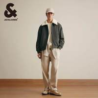  JACK&JONES/杰克琼斯 仿羊羔毛翻领 男士夹克