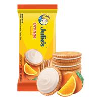 茱蒂丝【79元任选10件】马来西亚茱蒂丝芝士巧克力味夹心饼干零食 香橙味夹心饼干100g