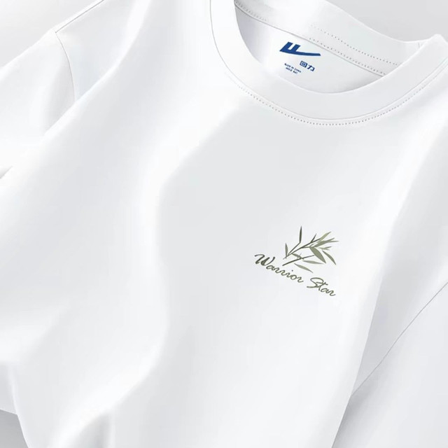 回力 重磅短袖男款2026新款纯棉衣服夏季男士上衣青少年长袖T恤男Q