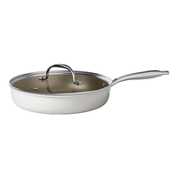  京严 不粘锅 煎锅 锅盖 【适用2-3人】煎炒两用带盖 24cm