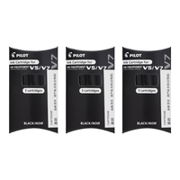  PILOT/百乐 可换墨胆 水性中性笔 墨胆 黑色 3盒装