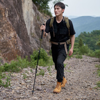 牧高笛 登山杖 户外露营轻量化三节铝合金登山杖征途 NX23667001 云崖灰