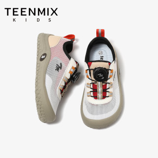 天美意 户外运动鞋轻便网面透气休闲鞋