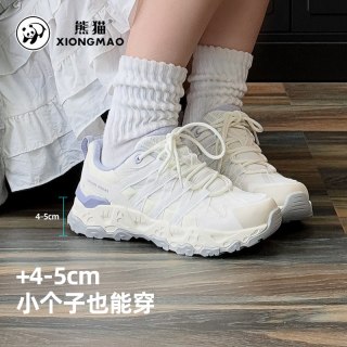 熊猫 X骆驼休闲网面鞋2026夏季新款耐磨运动鞋防滑透气女款休闲鞋