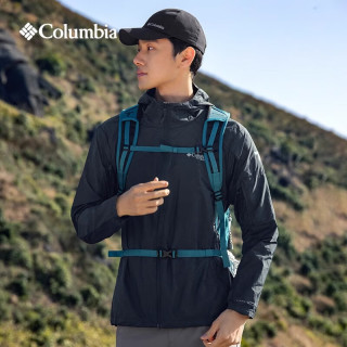 Columbia 防晒衣男25春夏户外拒水防晒连帽可打包皮肤衣WE9484 011 L 180/100A