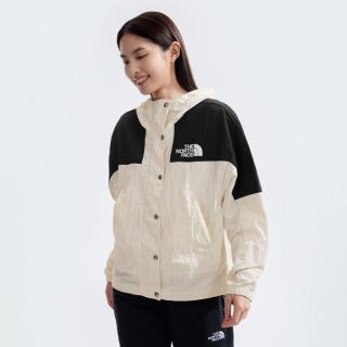 北面 薄风衣女款拼色户外运动夹克宽松防风防泼溅外套24秋季上新|81RX