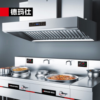 德玛仕 油烟净化一体机商用强力大吸力抽油烟机饭店厨房食堂用低空