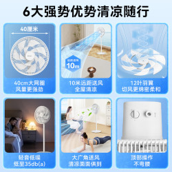 格力 双层柔风 转叶扇