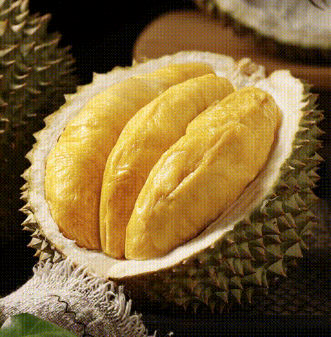 绝！鲜猫山王的苦甜体验谁懂：京鲜生 泰国猫山王榴莲 净重7-8斤（2-3粒）