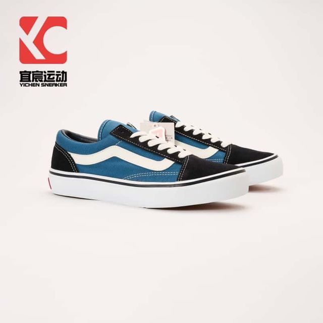 VANS old Skool日版经典海军蓝男女情侣低帮板鞋556436-0002