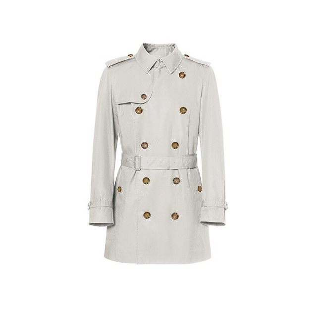 BURBERRY 男士双排扣翻领风衣 6153646411992