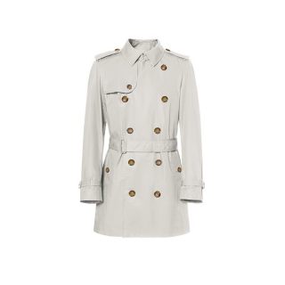 BURBERRY 男士双排扣翻领风衣 6153646411992