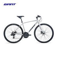 捷安特 Escape 2 成人男城市休闲通勤21速机械碟刹健身平把公路自行车