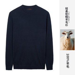 才子 商务休闲男士羊毛衫 T92256M0226-1