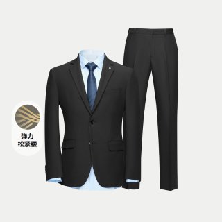 海澜之家 男士仿毛套装 HTXAD1J050A