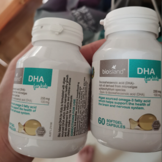 佰澳朗德 澳洲 BioIsland佰澳朗德 婴幼儿DHA海藻油胶囊 60粒×2瓶