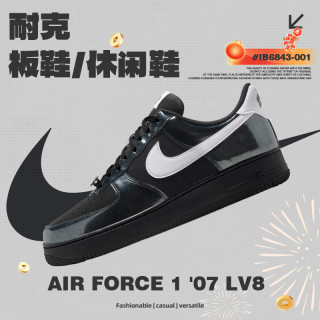NIKE 男鞋AIR FORCE 1 '07 LV8休闲鞋IB6843-001
