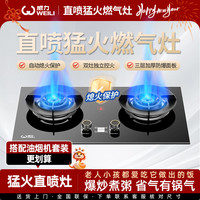 威力 厨卫旗舰店燃气灶煤气灶双灶家用猛火灶两用