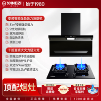 扬子 变频大吸力油烟机超静音十腔猛火灶两件套