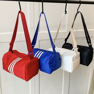 小众吐司包女大容量包新款休闲条纹单肩运动包夏季百搭宽带斜挎包