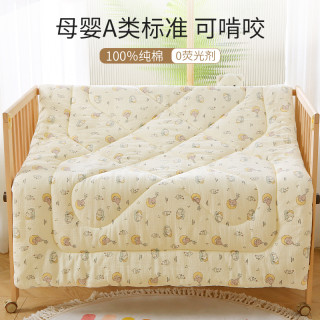 儿童夏凉被春秋冬季加厚款婴儿宝宝棉被盖毯幼儿园四季通用小被子