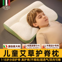 伴心 儿童护颈枕1岁-18岁四季儿童枕头透气安抚学生护脊枕可机洗