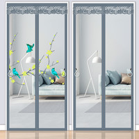 看了又看 金刚网防蚊门帘 夏季家用防蝇隔断帘 魔术贴免打孔全磁条