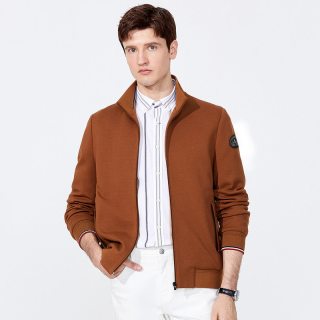 navigare 意大利小帆船立领棉夹克外套男冬季新款休闲保暖茄克