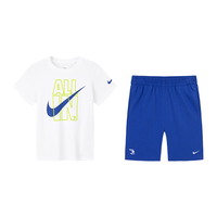 NIKE/耐克 纯棉 儿童短袖套装 奥海蓝(1259) 150 /72 【身高140-152cm】