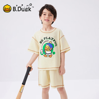 B.Duck 童装 儿童夏季运动短袖短裤两件套装