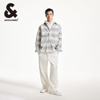  JACK&JONES/杰克琼斯 字母刺绣 男士宽松衬衫