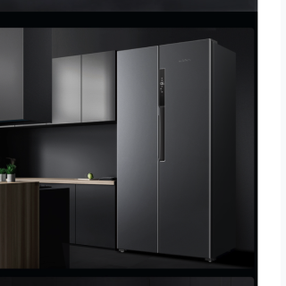 新飞 BCD-450WKQ9AT 风冷对开门冰箱 450L 魅影灰