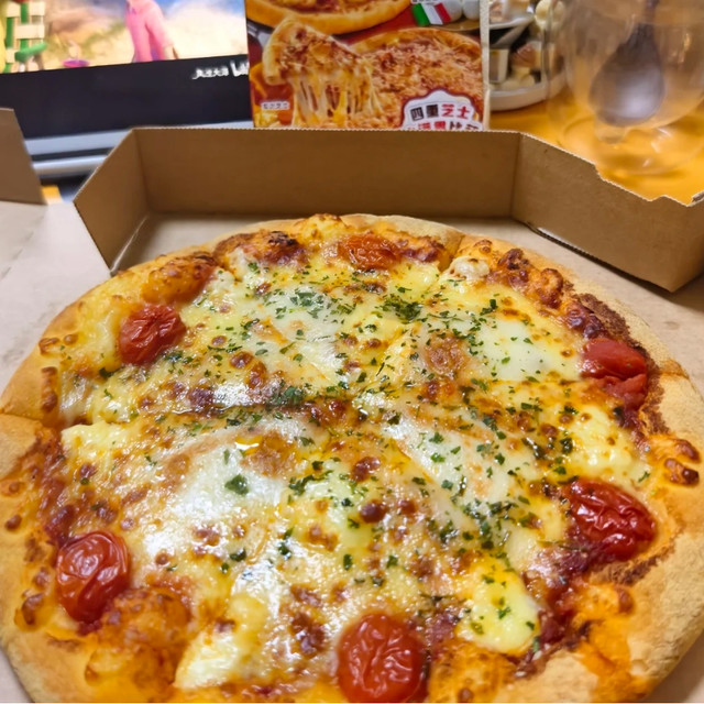 芝士脑袋闭眼冲：达美乐 雪球芝士玛格丽特比萨 9寸