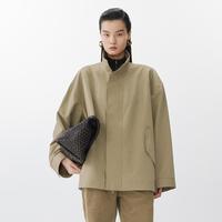 江南布衣 春风衣宽松立领长袖外套女