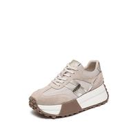 思加图 春季德训鞋厚底增高休闲运动鞋女鞋