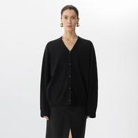 江南布衣 春毛针织衫V领开襟毛衫女