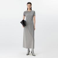 江南布衣 春连衣裙A型圆领短袖裙装女