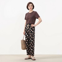 阿仕顿 透气凉爽阔腿裤