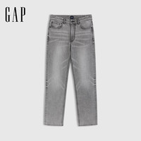Gap 男装 春季款 微弹中腰柔软经典直筒牛仔裤 720830