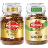 Moccona 摩可纳 咖啡粉组合装 2口味 195g（深度烘焙冻干速溶咖啡8号100g+轻度烘焙咖啡粉榛果风味95g）