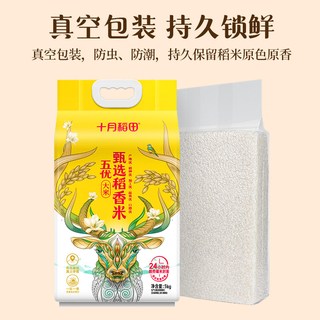十月稻田 甄选稻香米 东北大米 5kg 真空装