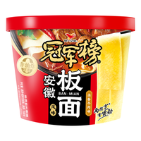  Uni-President/统一 非油炸 方便面 【安徽板面】卤香牛肉面12桶