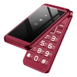 金立 V7+ 3.5英寸触屏手写 红色 4G全网通翻盖手机