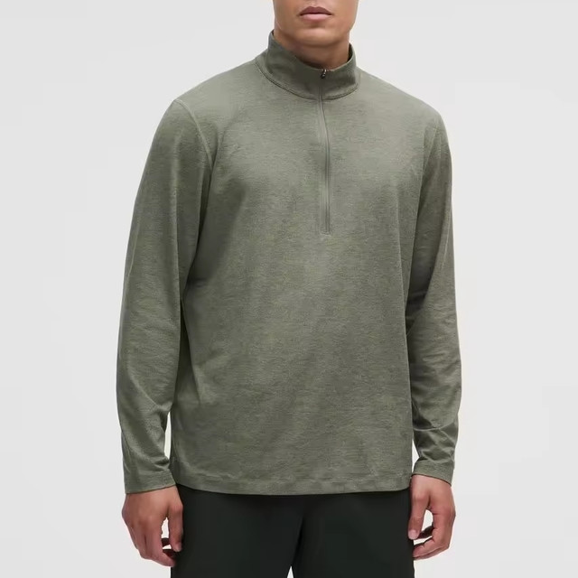 限新用户、限尺码：lululemon Soft Jersey 男士半拉链针织衫 XS