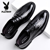 PLAYBOY 男士真皮商务正装鞋