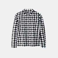 匡威 中大童/小童满印长袖T半高领长袖女童秋冬童装