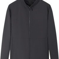 SEVEN 男士立领夹克 立体格纹春季时尚休闲提花茄克外套